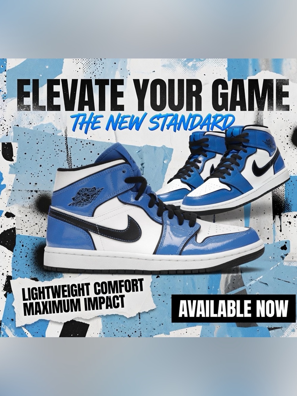 NIKE AIR JORDAN 1 MID SE Signal Blue size Men’s 8 Signal Blue DD6834-402